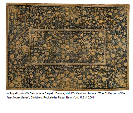 A Royal Louis XIV Savonnerie Carpet